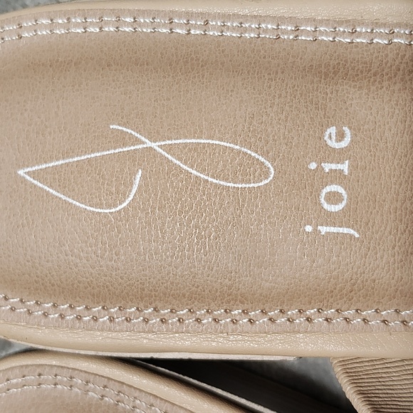 JOIE WOMENS SHOES CHIARA SANDALS SLIP ON 2 STRAPS TAN - Picture 11 of 11